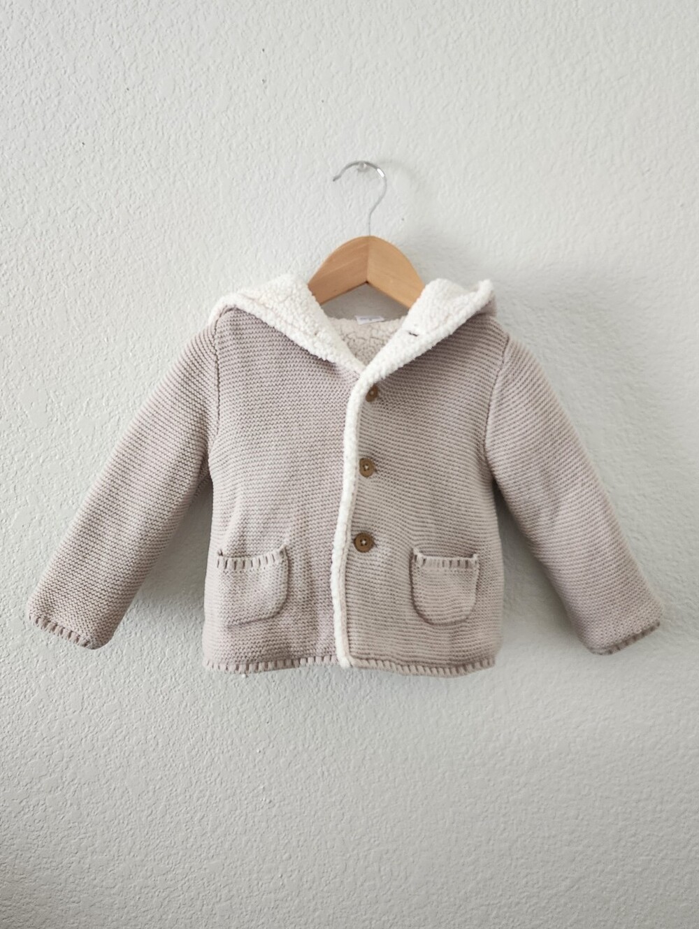 Carter's Baby 18M Sherpa Lined Long Sleeve Hoodie Jacket